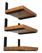 Suportes de prateleira NEODROP Heavy Duty, pacote com 6, 15 cm, aço preto Suportes de prateleira NEODROP Heavy Duty, pacote com 6, 15 cm, aço preto