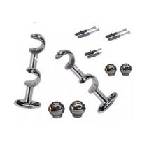 Suportes Duplo 19/28 Pvc Resistente Cor Cromado Suportes Duplo 19/28 Pvc Resistente Cor Cromado