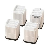 Suportes Elevadores Triplos Antiderrapantes Empilháveis Para Pernas De Mesa, Cadeira E Cama Com Alta