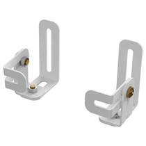 Suportes home theater caixa som ajustável 1 par branco