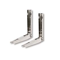 Suportes inox 400 mm (9 a 12.000 btu/h) 1 par.