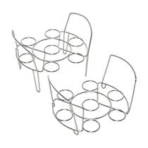 Suportes Oficiais de Arame em Aço Inoxidável Instant Pot, Conjunto com 2 Unidades Ideal para Panelas de 6 e 8 Quartos, Perfeito para Ovos Cozidos Duro ou Mole, Bandeja Multiuso para Resfriar, Decorar e Servir Suportes Oficiais de Arame em Aço Inoxidável Instant Pot, Conjunto com 2 Unidades Ideal para Panelas de 6 e 8 Quartos, Perfeito para Ovos Cozidos Duro ou Mole, Bandeja Multiuso para Resfriar, Decorar e Servir