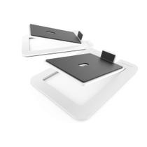 Suportes para alto-falantes Kanto S6W Tilted Pair, capacidade de 9 kg, brancos