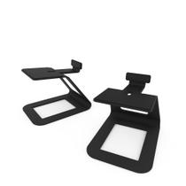 Suportes para alto-falantes Kanto SE6 Elevated Pair, 17,5 cm de altura, pretos