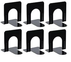 Suportes para Livros Business Source Pequenos Pretos 6 Pares Suportes para Livros Business Source Pequenos Pretos 6 Pares