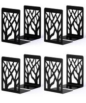 Suportes para livros decorativos em metal INNÔPLUS Black, conjunto de 4