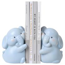 Suportes para livros decorativos JARPSIRY Cute Hug Elephants Resin