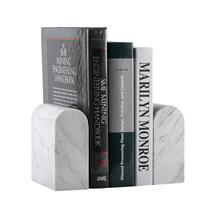 Suportes para livros em mármore Koville Greek Natural Marble Volakas 6kg Suportes para livros em mármore Koville Greek Natural Marble Volakas 6kg