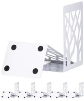 Suportes para livros INNÔPLUS White Metal para livros pesados 12x9x17,5 cm
