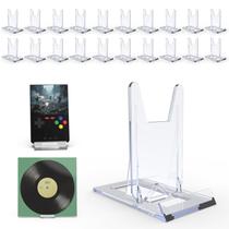 Suportes para livros JCrunaway Acrylic Display, pacote com 20 unidades ajustáveis