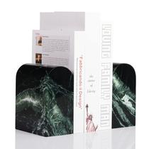 Suportes para livros Koville Italian Natural Marble 6kg Verde Remeggiato Suportes para livros Koville Italian Natural Marble 6kg Verde Remeggiato