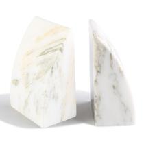 Suportes para livros Koville Marble para prateleiras, livros pesados, 3,9 x 14 x 6,4 cm Suportes para livros Koville Marble para prateleiras, livros pesados, 3,9 x 14 x 6,4 cm