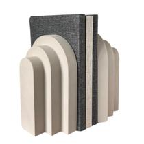 Suportes para livros OAKOA Concrete Heavy Duty para prateleiras decorativas