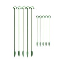 Suportes Para Plantas Em Forma De Flor De 27cm, 10 Peças, Estrutura De Proteção Para Folhas