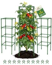 Suportes para Tomate MQHUAYU, kit com 3 unidades, quadrado 35 x 35 x 106 cm