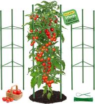 Suportes para Tomate MQUPIN 130 cm, Reforçados, Kit com 3 Suportes para Tomate MQUPIN 130 cm, Reforçados, Kit com 3