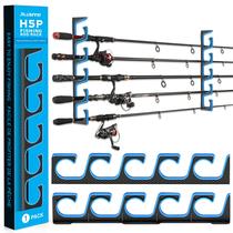 Suportes para vara/vara de pesca PLUSINNO H5P para garagem ou parede