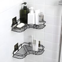 Suportes Prateleira De Canto Banheiro Cozinha 02 unidades Duhome Prateleira de banheiro Retangular Porta Shampoo Porta Tempero Suporte Adesivo