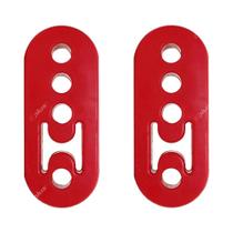 Suportes Universais Para Tubo De Escape De Carro Preto Vermelho Azul Com 2 a 4 Furos Isolante De