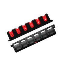 Suportes verticais para varas de pesca montados na parede Simple Deluxe Red