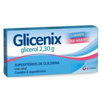 Supositorio De Glicerina Uso Adulto 2,30G 6 Unid Glicenix