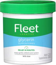 Supositórios Fleet Glycerin Adult, 50 unidades (pacote com 2)