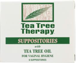 Supositórios vaginais Tea Tree Therapy 6 unidades