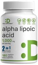 Supplement DEAL SUPLEMENTO Ácido alfa lipóico 1.000 mg 180 cápsulas