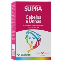 Supra Cabelos e Unhas - 500mg 60 Cápsulas - Herbamed Supra Cabelos e Unhas - 500mg 60 Cápsulas - Herbamed