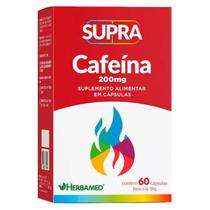 Supra Cafeina 200mg Max Energia 60 Capsulas Herbamed