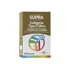 Supra Colágeno Tipo 2 Ultra + Vit D3 E Magnésio 60 Capsulas Supra Colágeno Tipo 2 Ultra + Vit D3 E Magnésio 60 Capsulas