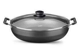 Supra disco alto com tampa de vidro 7,5 antiaderente cor grafite