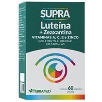 Supra Luteina + Zeaxantina - 500mg 60 Cápsulas - Herbamed Supra Luteina + Zeaxantina - 500mg 60 Cápsulas - Herbamed