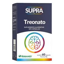Supra Treonato Magnésio Treonina 60 Cápsulas - Herbamed