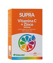 Supra Vitamina C + Zinco 60 Cápsulas - Herbamed Supra Vitamina C + Zinco 60 Cápsulas - Herbamed