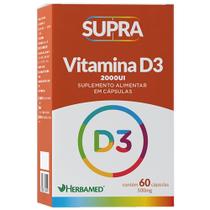 Supra Vitamina D3 - 2000ui 60 Cápsulas - Herbamed
