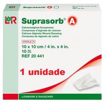 Suprasorb A Curativo de Alginato de Calcio Esteril 10X10 CM Suprasorb A Curativo de Alginato de Calcio Esteril 10X10 CM