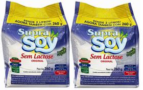 Suprasoy Sem Lactose Original Sache 260g Supra Soy 2 Uni Suprasoy Sem Lactose Original Sache 260g Supra Soy 2 Uni