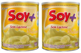 Suprasoy Soy + Banana Sem Lactose 2x300G - Supra Soy