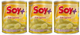 Suprasoy Soy + Banana Sem Lactose 3x300G - Supra Soy