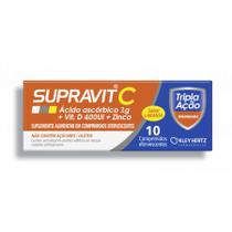 Supravit C tripla ação - 10 comprimidos efervescentes - Kley Hertz