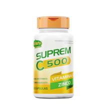 Suprem C 500 Vitamina C 500mg + Zinco 7mg Unilife 60 cápsulas Suprem C 500 Vitamina C 500mg + Zinco 7mg Unilife 60 cápsulas
