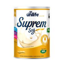 Suprem Soy Unilife Bebida de Soja Sabor Baunilha 300g Suprem Soy Unilife Bebida de Soja Sabor Baunilha 300g
