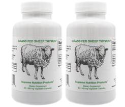Supreme Nutrition Sheep Thymus 90 cápsulas 100% alimentadas com capim Supreme Nutrition Sheep Thymus 90 cápsulas 100% alimentadas com capim