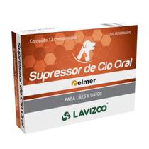 Supressor de Cio Oral Cães e Gatos Lavizoo 12 Comprimidos Supressor de Cio Oral Cães e Gatos Lavizoo 12 Comprimidos