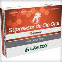 Supressor de Cio Oral Lavizoo para Cães e Gatos - 12 Comprimidos