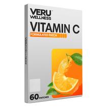 Suprimento autoadesivo de vitamina C Patch Veru Wellness para 60 dias