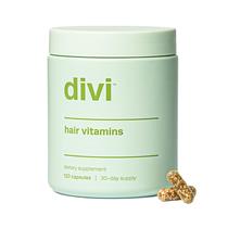Suprimento de vitaminas para cabelo divi para 30 dias, 120 unidades para mulheres e homens Suprimento de vitaminas para cabelo divi para 30 dias, 120 unidades para mulheres e homens