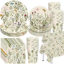 Suprimentos de decoração de festas Layhit Wildflower 202 unidades