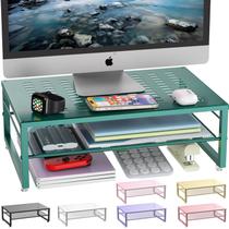 Suprimentos de escritório de metal de 2 camadas para monitor Stand Riser gianotter Suprimentos de escritório de metal de 2 camadas para monitor Stand Riser gianotter